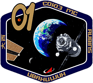 Soyuz MS-01 path